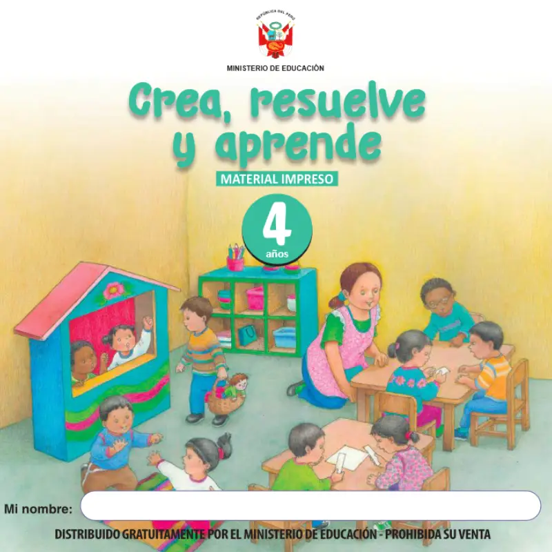 libro crea resuelve y aprende 4 años